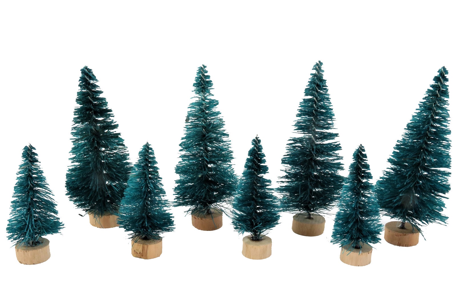 Melody Jane Set 8 Alberi Innevati In Miniatura Scala 1:12 - Decorazione Natalizia Per Casa Delle Bambole E Diarama - 4