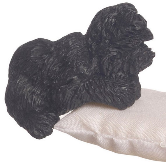 Melody Jane Puppenhaus-Zubehör – Sitzender West Highland Terrier (Westie) Hund In Miniatur, Maßstab 1:12, Für Puppenhäuser & Dioramen