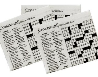 Dolls House Newspaper Crossword Puzzle Paper Rack Study Living Room Accessory