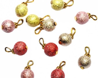 Poppenhuisset van 12 kerstballen miniatuur kerstboomversieringen Decoraties