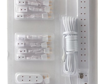 ドールハウス 照明配線キット ソケット 電源タップ 延長プラグ 11 点