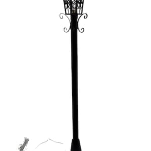 Casa de muñecas Victorian Street Lamp Luz en miniatura 12V eléctrica