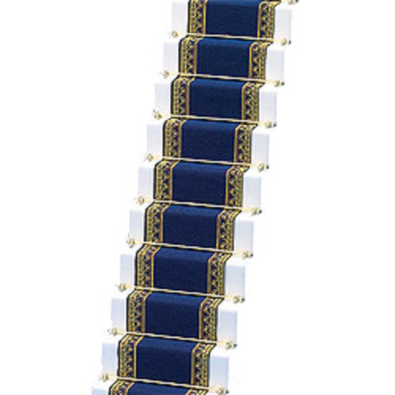 Dolls House Woven Stair Carpet Runner Royal Blue Miniature Etsy