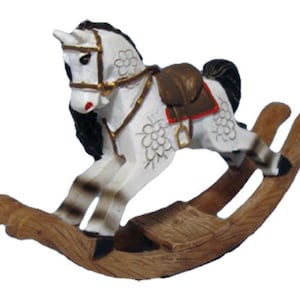 Maison de poupée chaise berçante table miniature - Jeux - Jouets