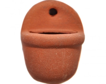 Dolls House Terracotta Wall Plant Pot Planter Miniature Garden Accessory