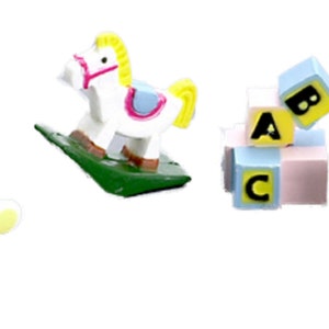 Dolls House Wooden Toy Set Miniature 1:12 Nursery Shop Accessory