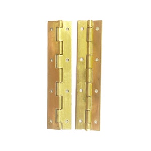 Dolls House Brass Butt Hinges 9mm x 40mm Miniature DIY Fixtures & Fittings