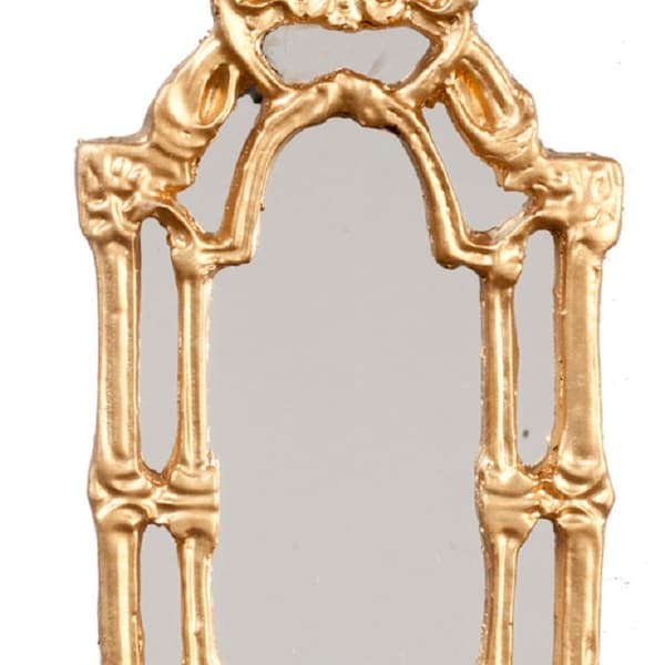 Dolls House Victorian Baroque Wall Mirror Miniature 1:12 Accessory