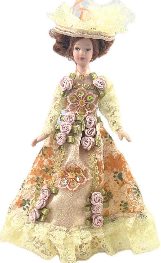 robe poupée ancienne allemande Jumeau SFBJ Kestner Halbig dress antique doll