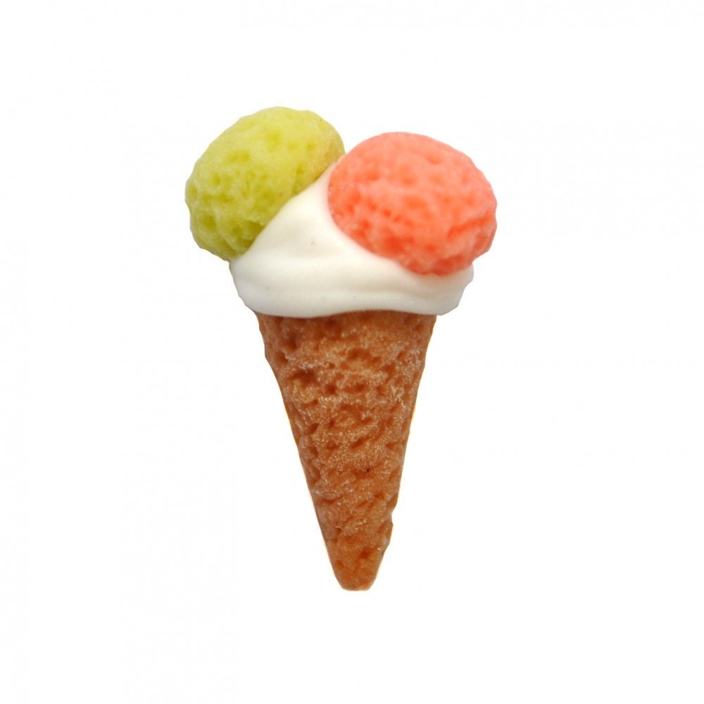 Miniatur-Eiscreme-Kegel Von Melody Jane – Süße Zubehörteile Für Dein Puppenhaus-Strandcafé Im Maßstab 1:12