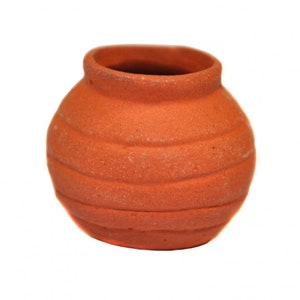 Dolls House Terracotta Plant Pot Flower Planter Miniature Garden Accessory