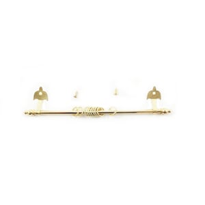 Dolls House Gold Expanding Curtain Rail Rod Pole Miniature Curtain Accessory