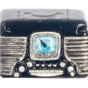 Radio Retrò In Miniatura Per Case Delle Bambole 1:12 - Modello Vintage Simulato, Perfetto Per Decorare E Giocare