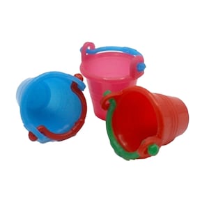 Puppenhaus 3 Kinder Strand Eimer Sommer SandBurg Accessoire