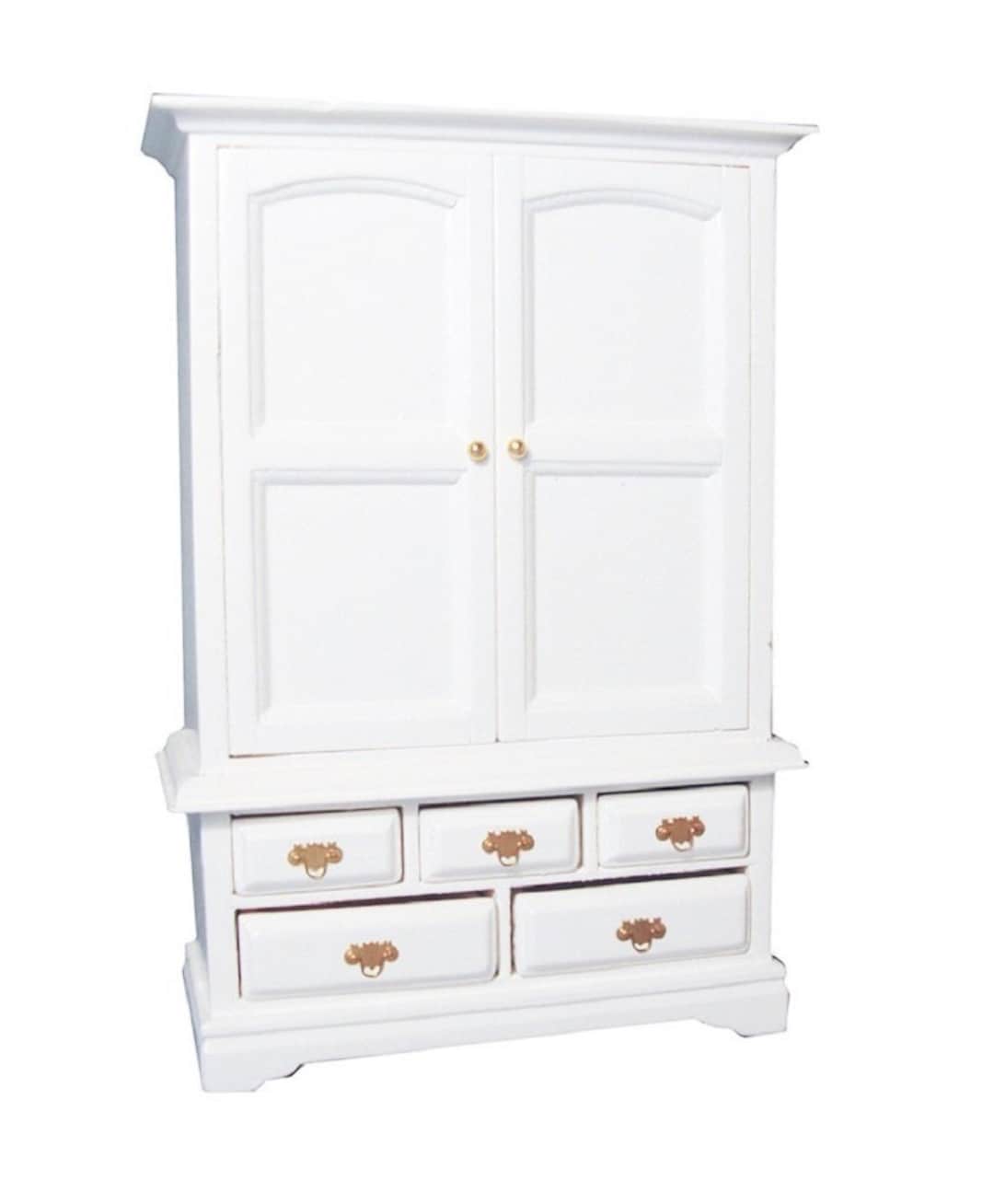 Dolls House White Linen Cupboard Armoire Miniature 112 Etsy
