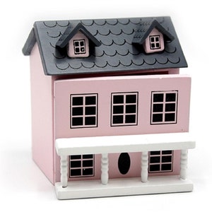 Dolls House for a Dolls House Traditional Girls Toy Nursery Accessory Pink Grey