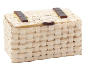 Poppenhuis Pioneer strogeweven picknickmand cadeau-opbergmand winkelaccessoire