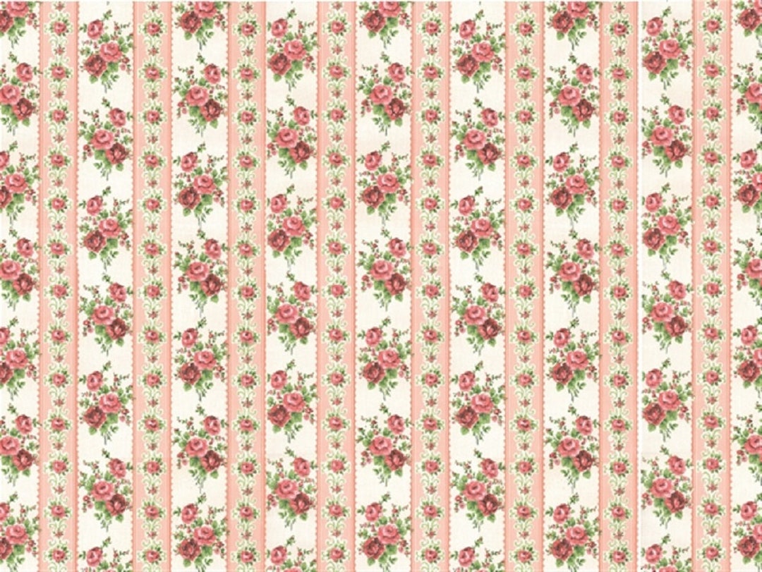 Dolls House Small Pink Roses Wallpaper Miniature Print 1:12 - Etsy Israel Dolls House Small Pink Roses Wallpaper Miniature Print 1:12 - Etsy Israel