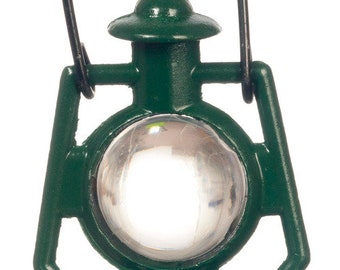 Melody Jane Puppenhaus Grün Öl Lampe – 1:12 Maßstab, Nicht Funktionsfähig, Deko-Zubehör