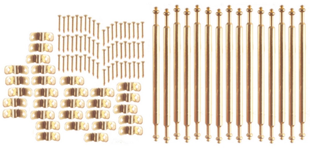 Dolls House Miniature Staircase Runner Carpet 15 Brass Stair Rods Etsy