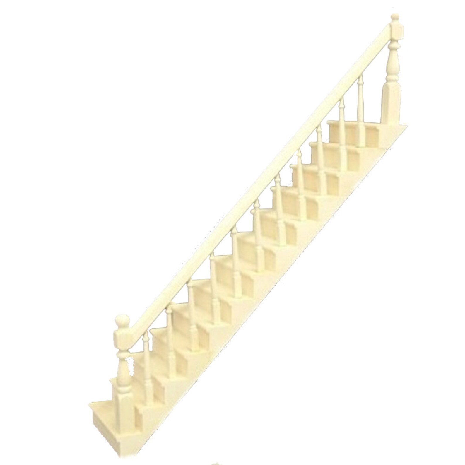 Elegant Staircase Kit for Dolls Houses with Curved Designs