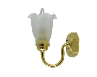 Luz De Pared LED Con Forma De Tulipán Para Casas De Muñecas Escala 1:12 - Funciona Con 3V, Marca Streets Ahead