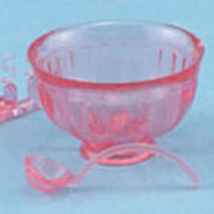 Dolls House Pink Punch Bowl Set Chrysnbon Miniature Ornaments