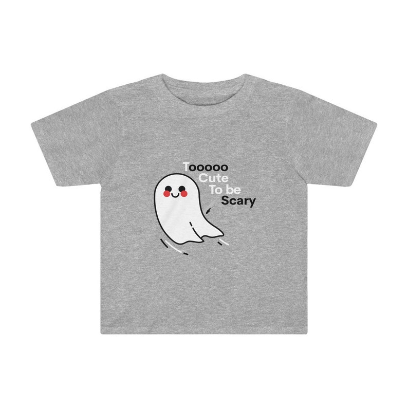 Halloween Kids Tee boo halloween shirt too cute to be scary Halloween kids shirt Halloween kids