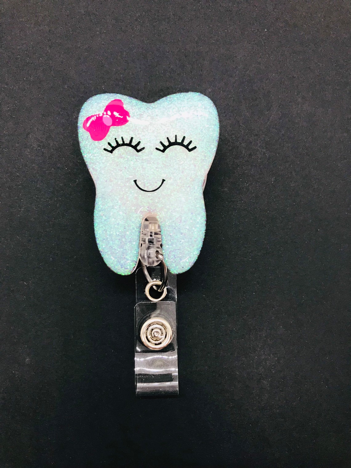 Tooth Badge Reel Dentist Badge Reel Dental Hygienist Badge Etsy
