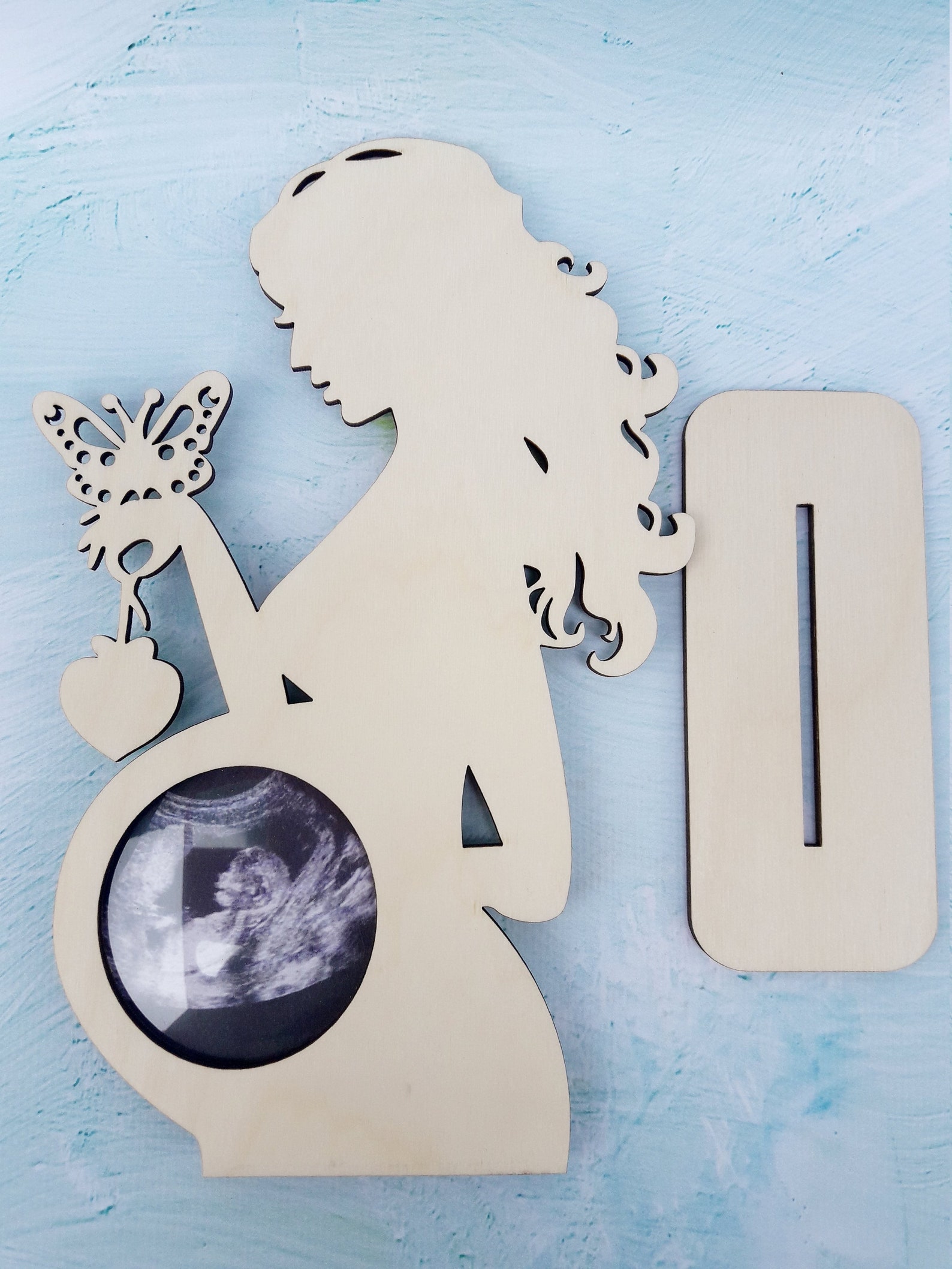 Wooden Ultrasound Frame Sonogram Picture Frame for Parents Etsy