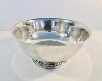 Vintage 1960s Gorham Silver Plated Award Bowl, Orchid Trophy