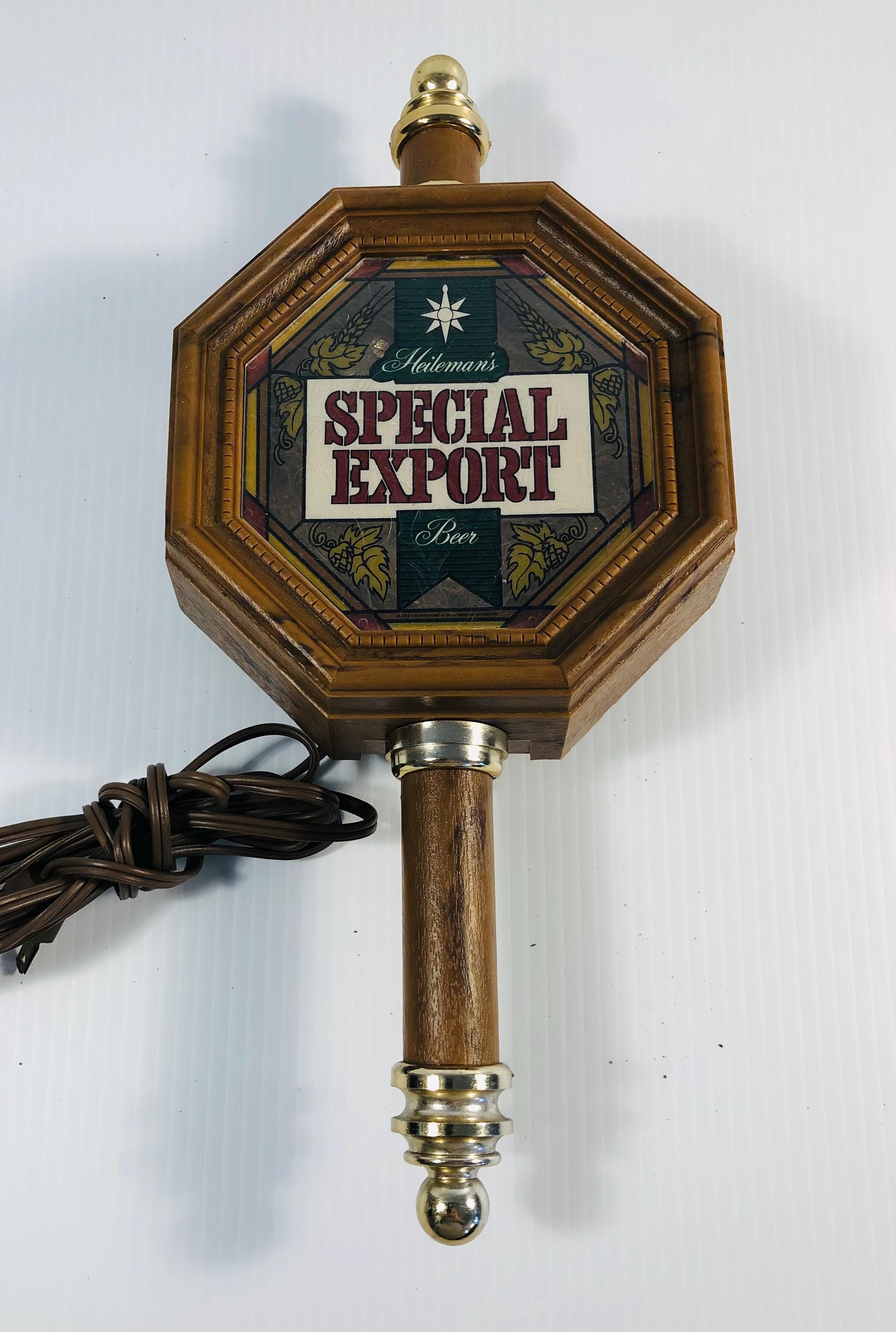 Vintage Heileman's Special Export Beer Tap Handle Light - Etsy