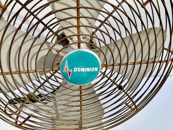 美品アメリカヴィンテージDOMINION Tabletop fan Mid Century Dominion Electric Fan - Etsy