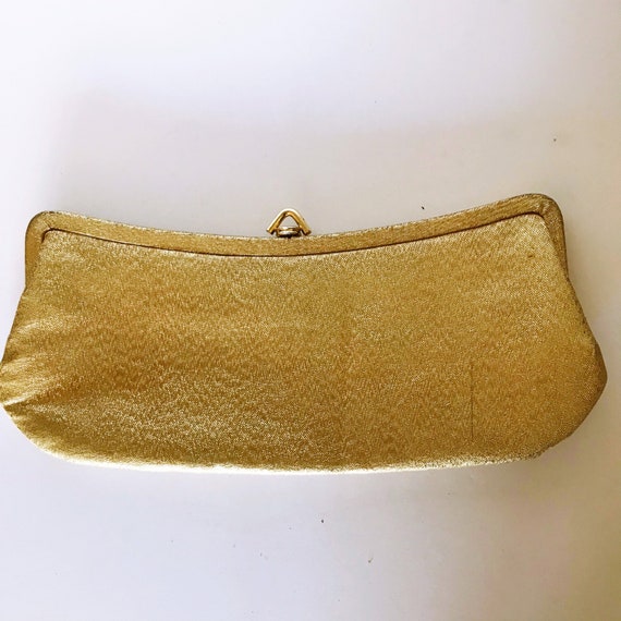 VINTAGE | pair of gold clutch purses - image 2