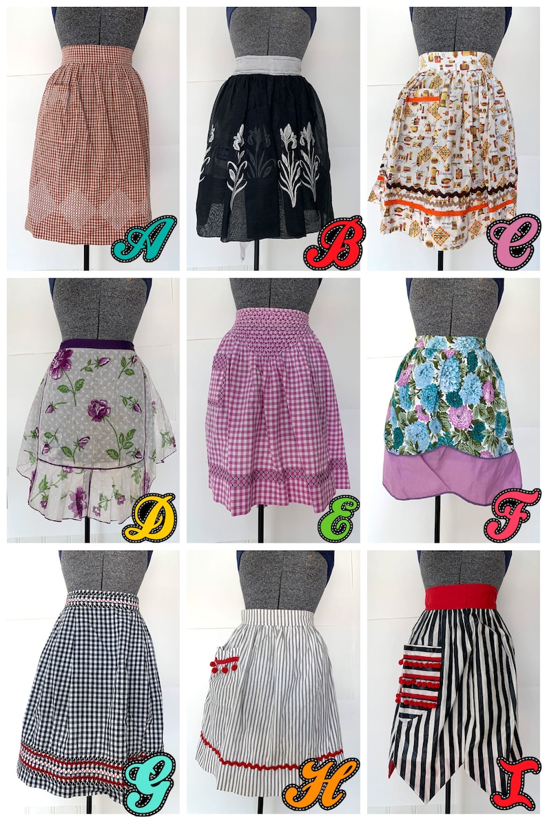 Apron Collection Vintage Apron Collection IIII - Etsy