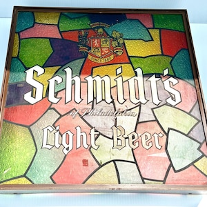 Schmidt Lighted Beer Sign - Etsy