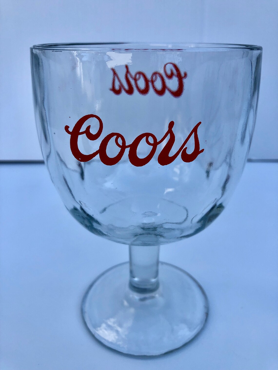 Vintage Beer Goblets Rare Set of Eleven Heavy Thumbprint Etsy