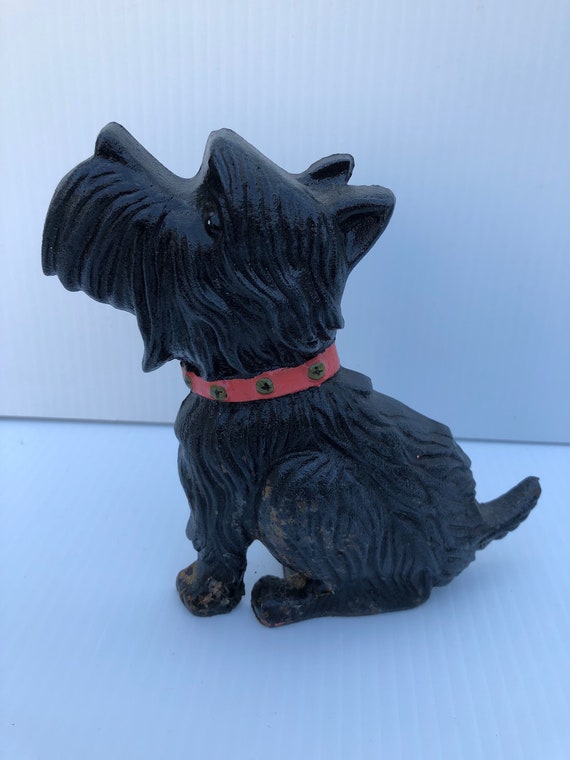 Scottie top dog doorstop