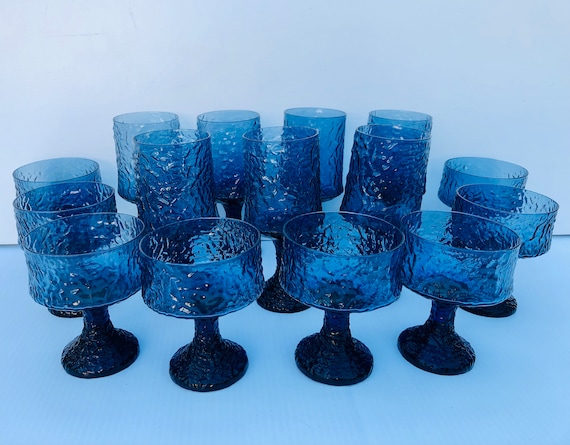 Set of 12 Cut Crystal Water Glasses by Lenox