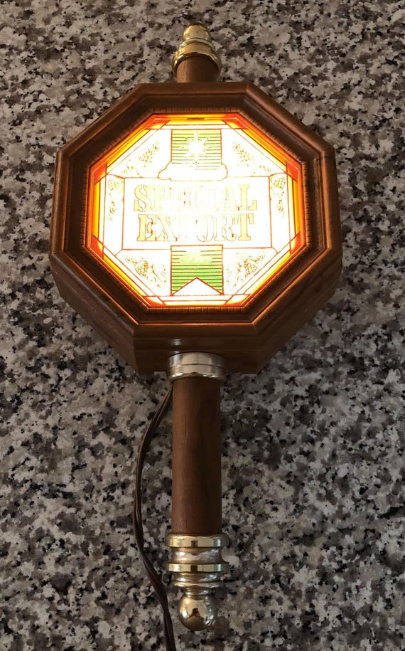 Vintage Heileman's Special Export Beer Tap Handle Light - Etsy