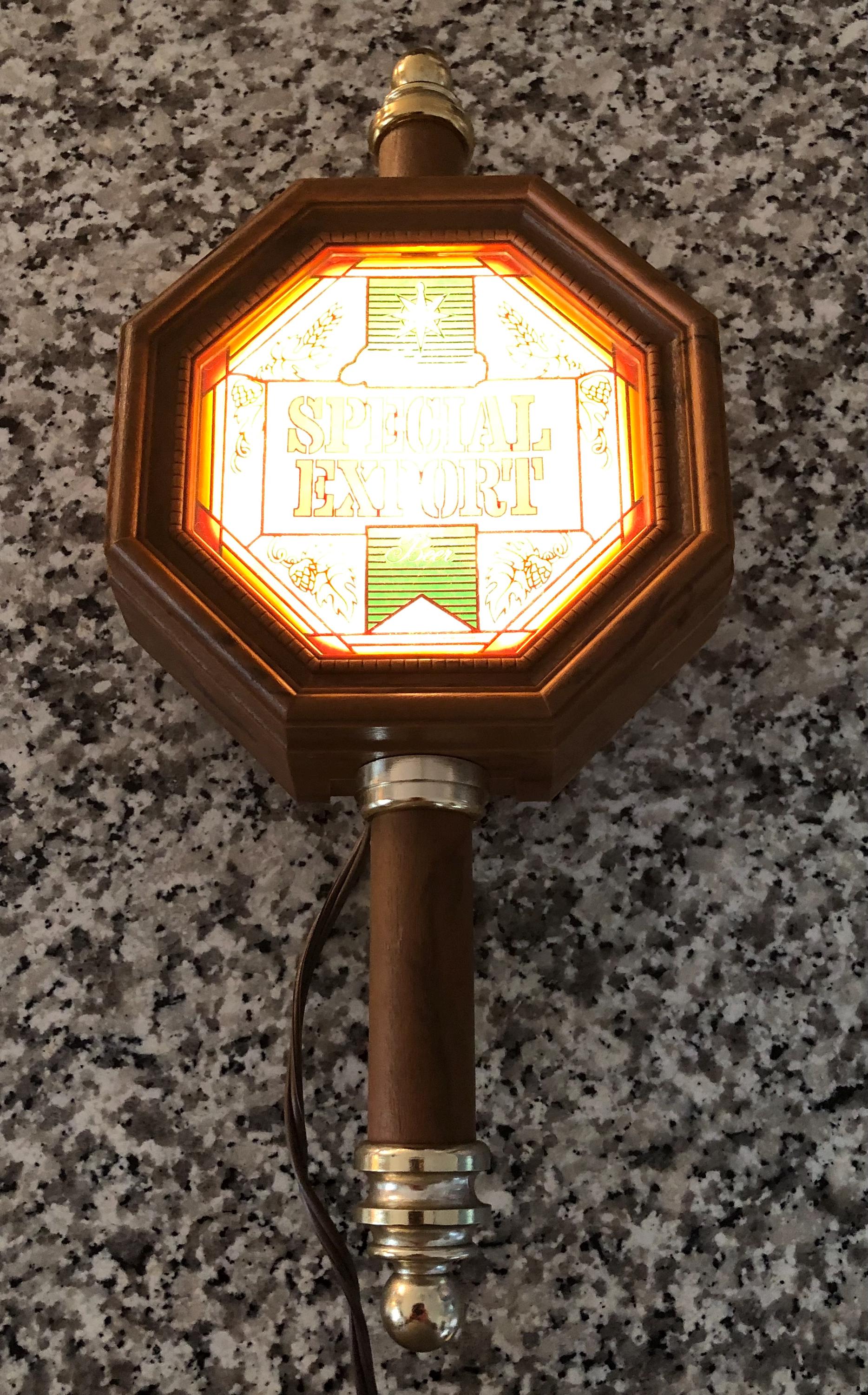 Vintage Heileman's Special Export Beer Tap Handle Light - Etsy