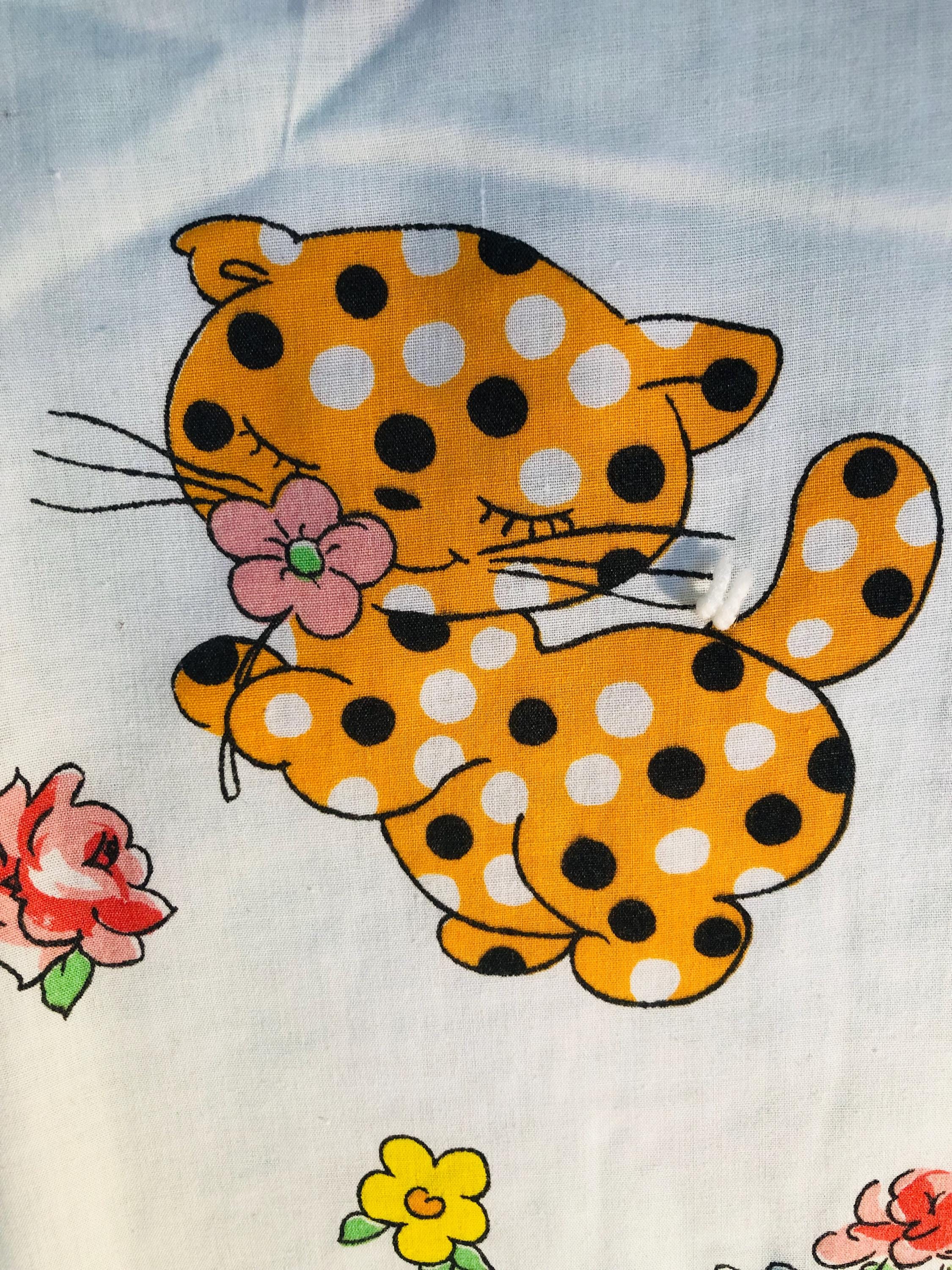 Vintage Nursery Animal Baby Quilt, Handmade Stitched Gingham - Etsy