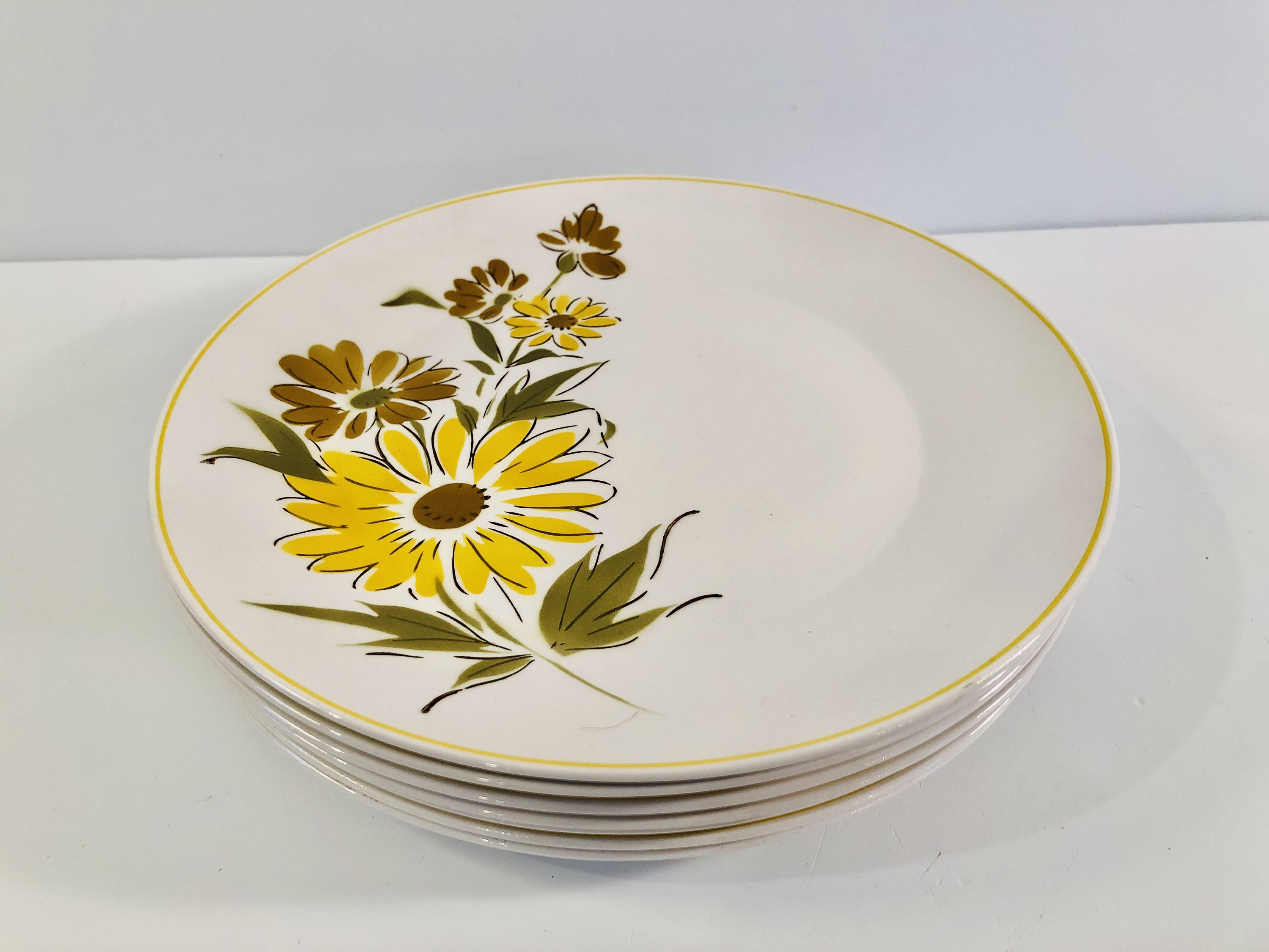 Vintage Mikasa Cera-stone Sunland 16 Piece Dish Set, Rare