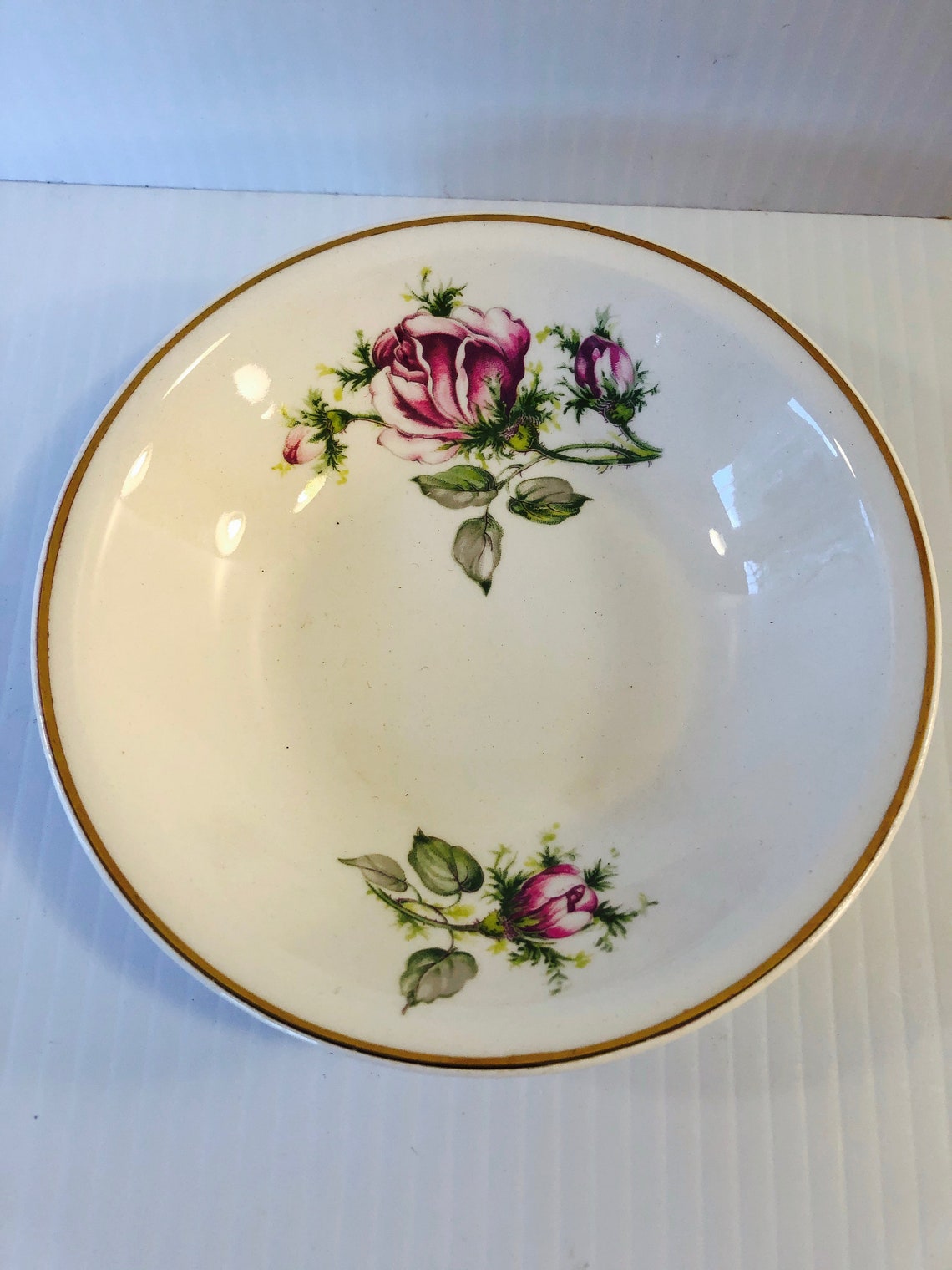 Vintage Paden City Pottery Pink Rose 31 Piece Set Includes 5 Etsy