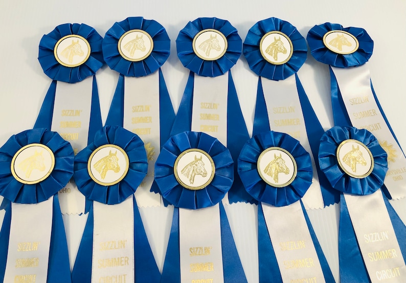Vintage Rosette Horse Ribbon, Equestrian Show Award, Marysville Ohio - Etsy