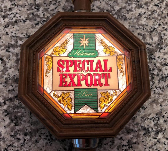 Vintage Heileman's Special Export Beer Tap Handle Light - Etsy