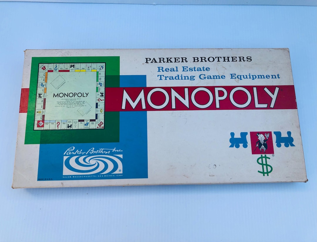 Ancien Monopoly 1961 Vintage Parker Brothers édition Miro Company France
