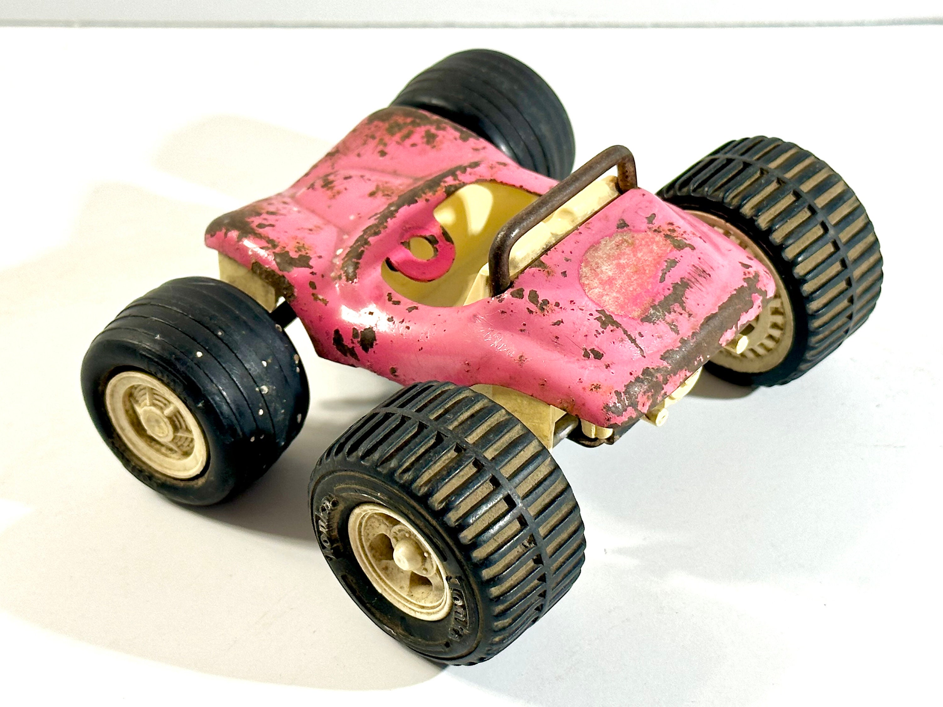 Vintage 1960s Diecast Pink Tonka Jeep Toy Pressed Steel Collectible Etsy UK