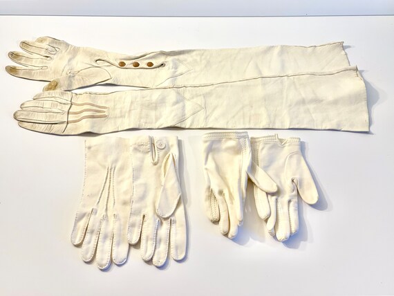 Antique + Vintage Set of 3 Pairs of Women's Fashi… - image 2
