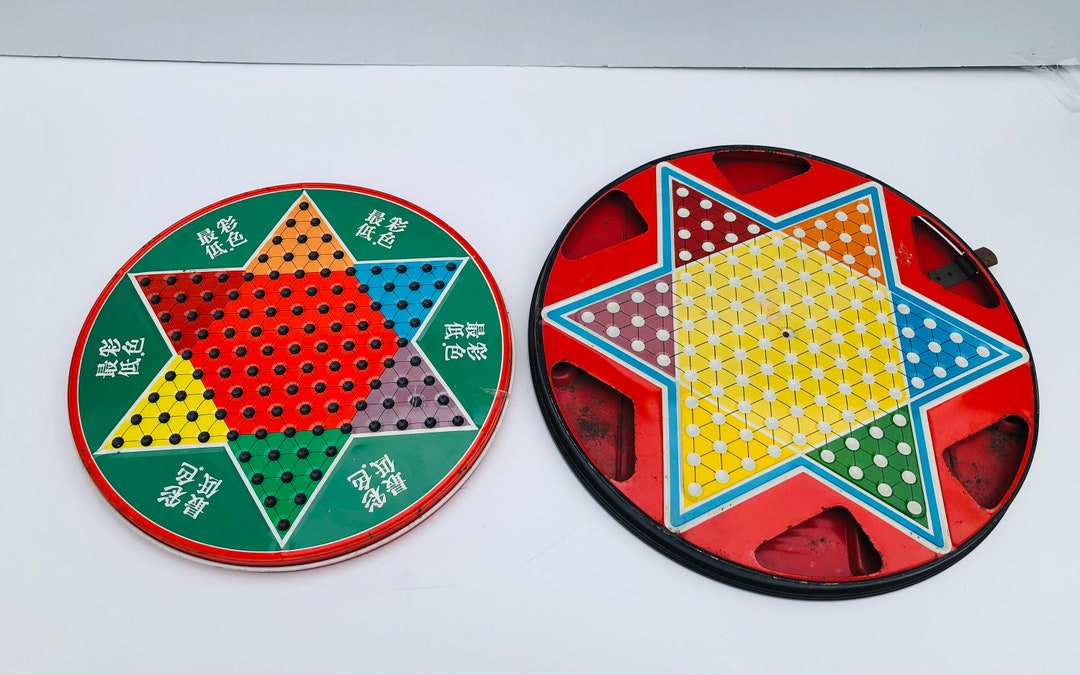 Vintage metal chinese checkers board deals